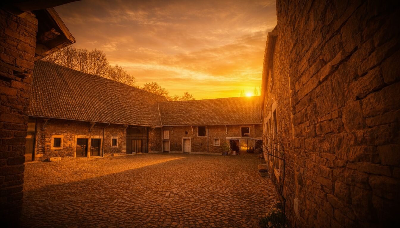 La Ferme Charlemagne à Herstal, siège de la bijouterie horlogère