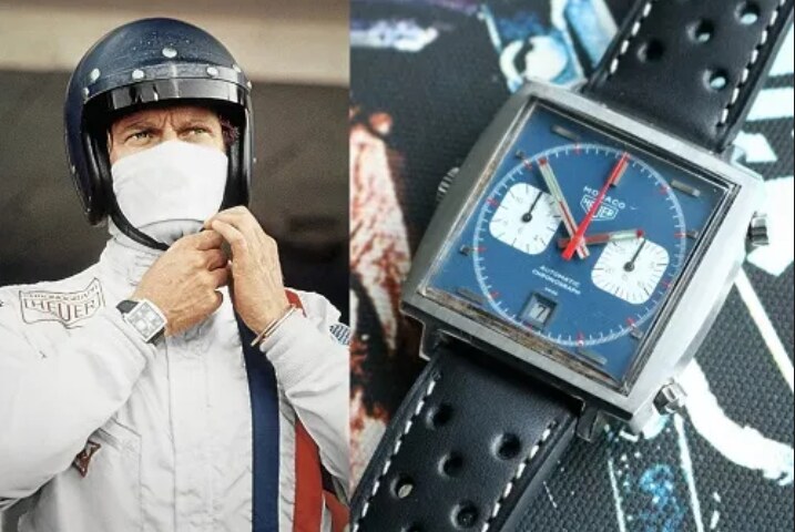 Heuer Monaco portée par Steve McQueen dans Le Mans