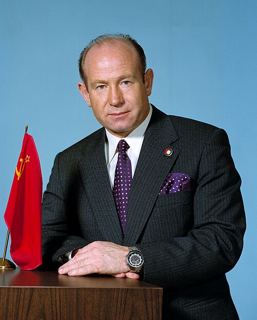 Alexei Leonov, cosmonaute soviétique et premier homme à réaliser une sortie extravéhiculaire