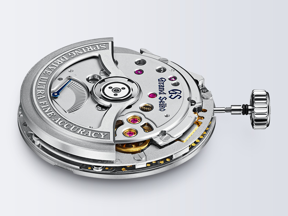 Calibre Grand Seiko Spring Drive 9RB2 mouvement haute précision