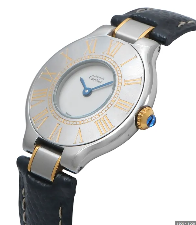 Must de Cartier 21 équipée d'un calibre mécanique Frédéric Piguet
